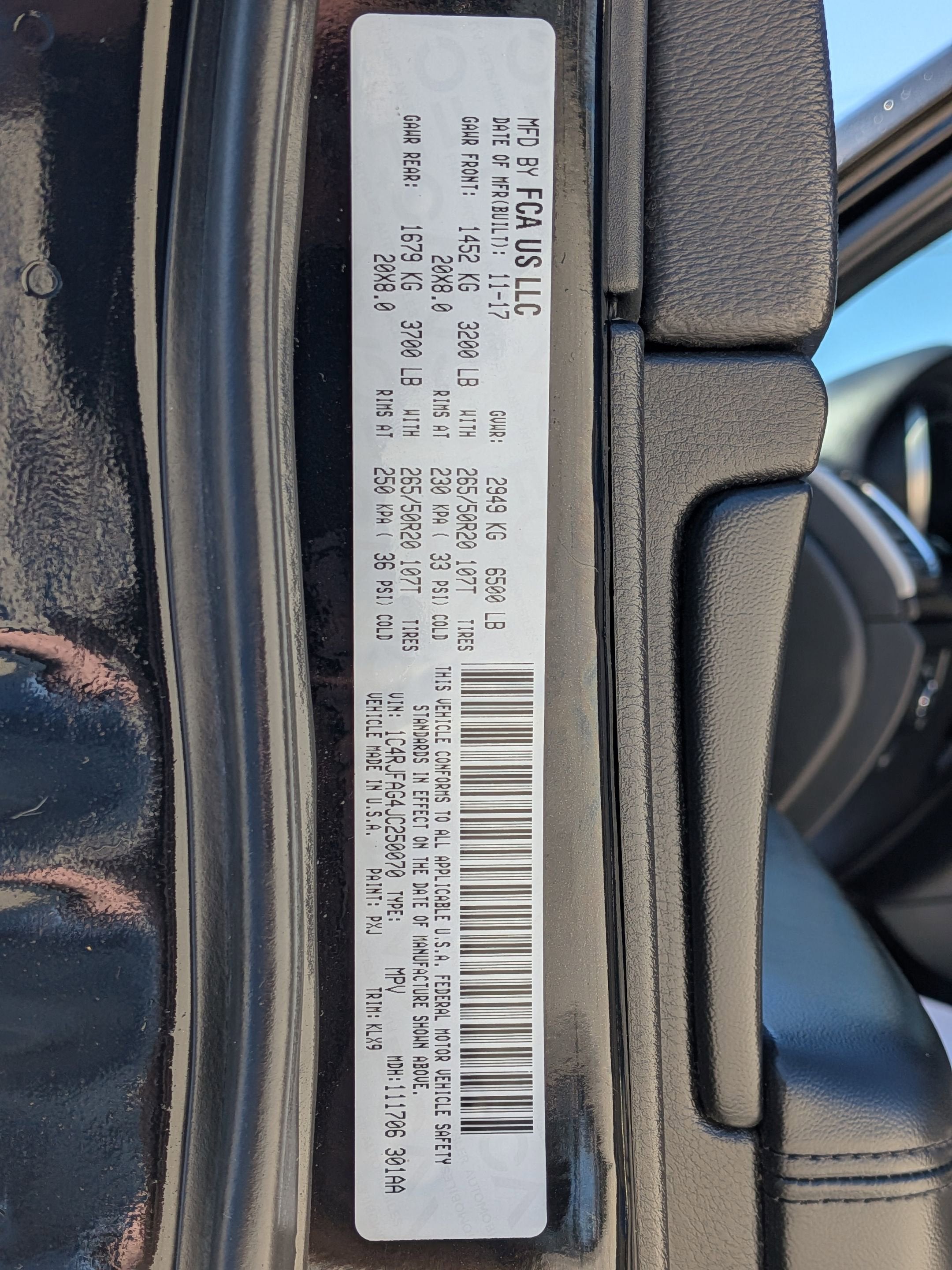 2018 Jeep Grand Cherokee Altitude