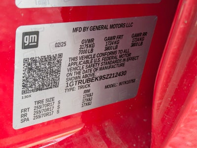 2025 GMC Sierra 1500 SLE