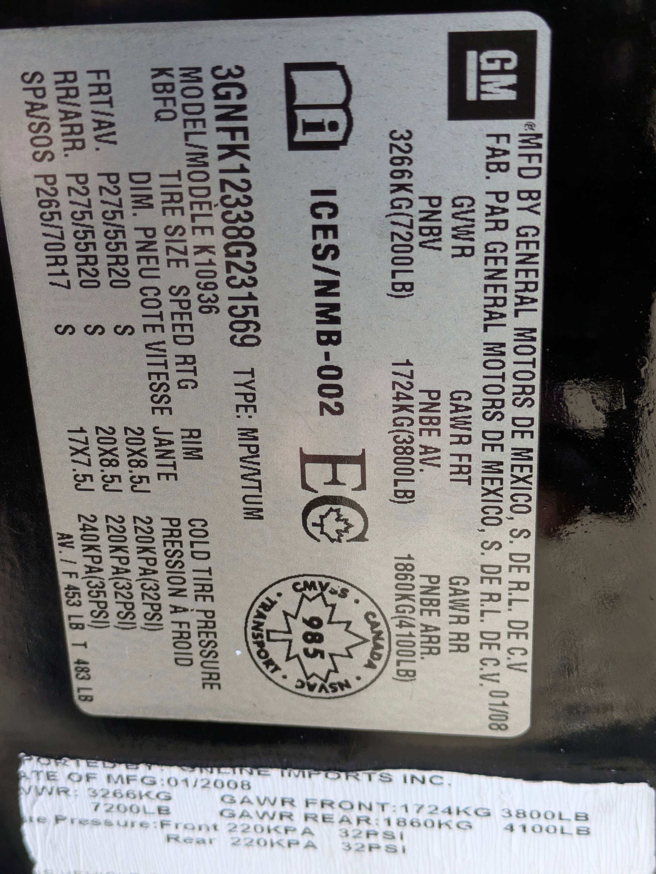 2008 Chevrolet Avalanche LS