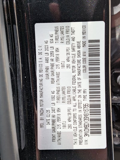 2025 Mazda Mazda CX-30 2.5 Turbo Premium Package