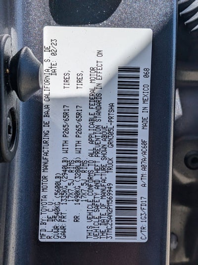 2023 Toyota Tacoma 4WD SR