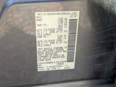 2017 Nissan Murano S