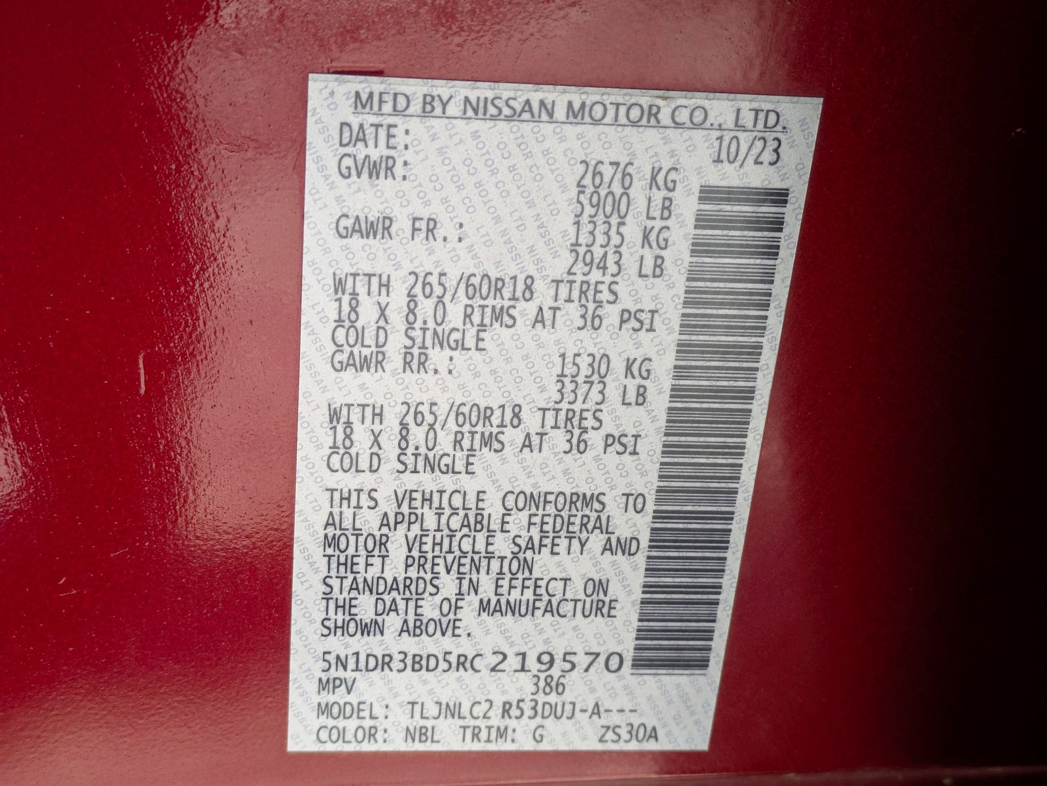 2024 Nissan Pathfinder Rock Creek