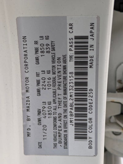 2021 Mazda Mazda3 Sedan Select