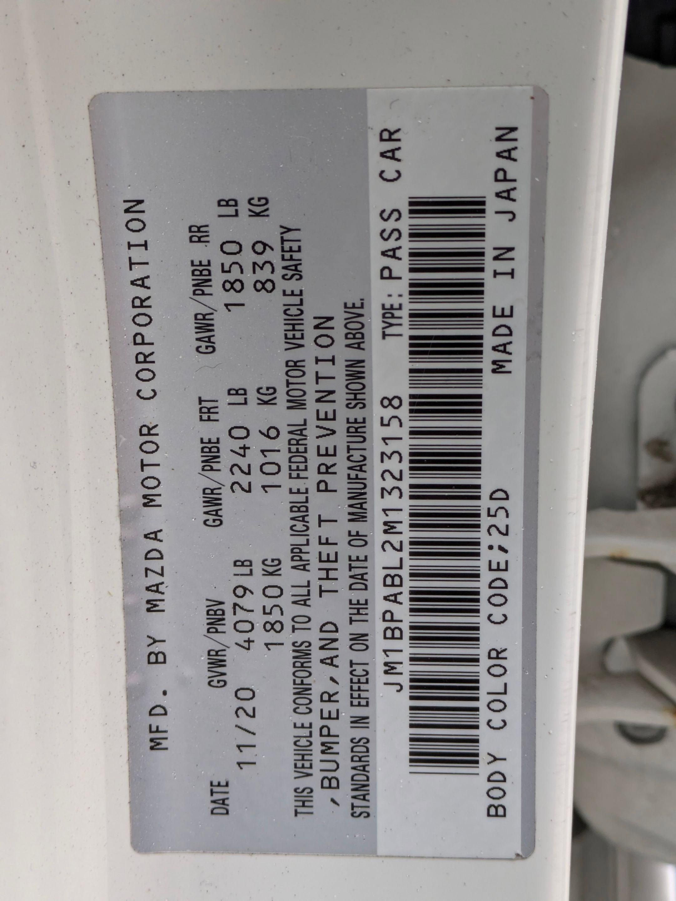 2021 Mazda Mazda3 Sedan Select