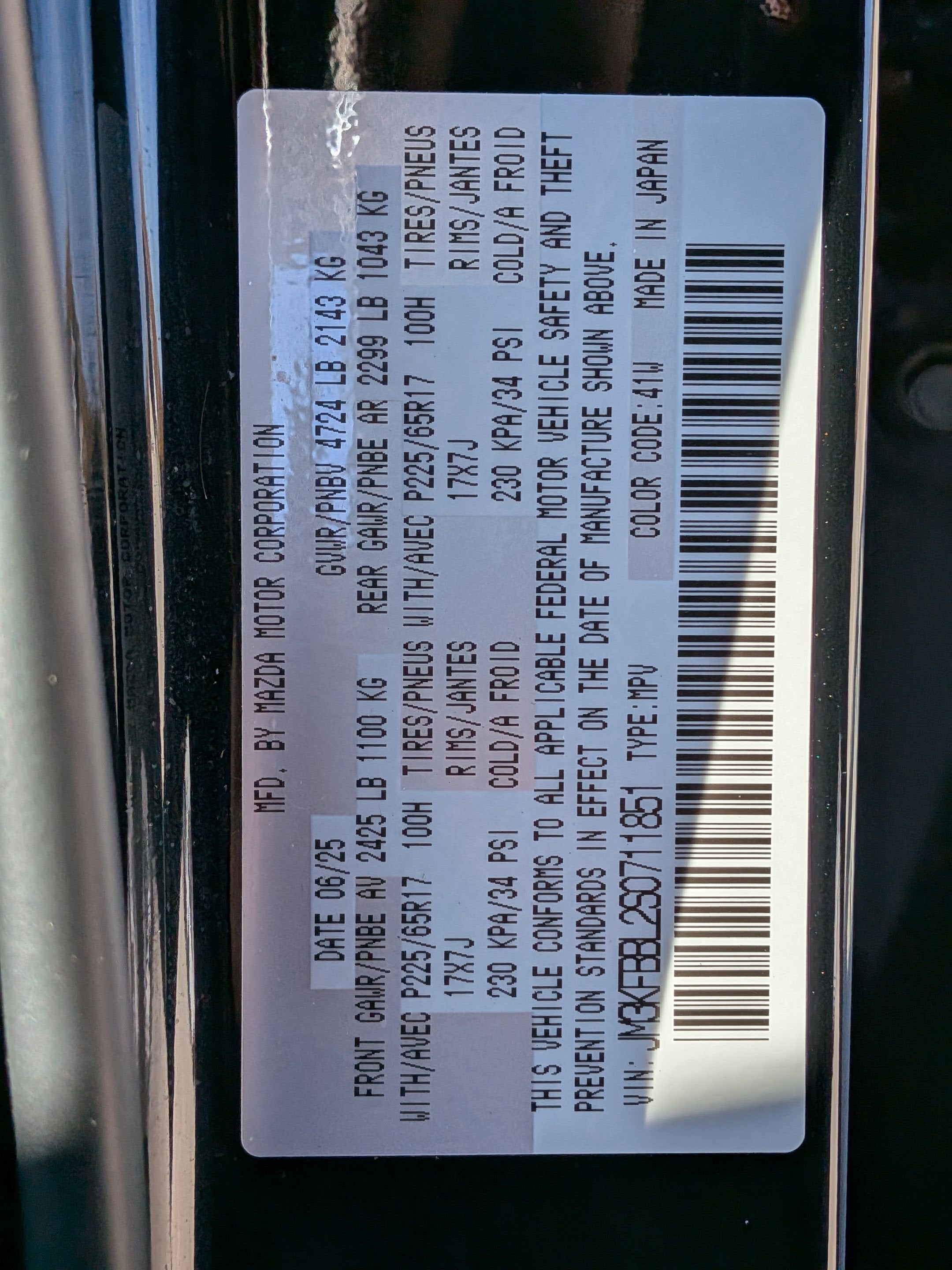 2025 Mazda Mazda CX-5 2.5 S Select Package