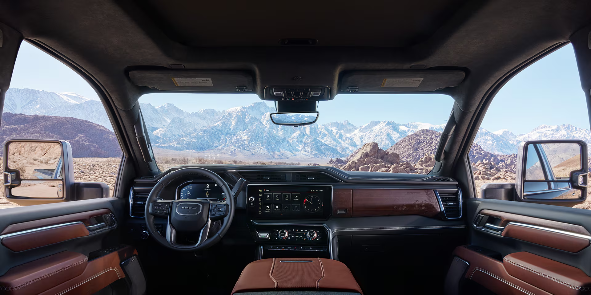 Interior of the 2025 GMC Sierra 2500 HD in Dover, OH