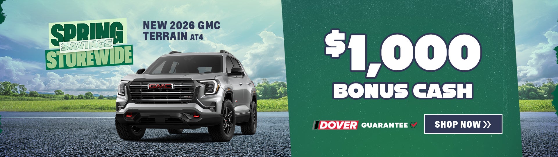 New 2026 GMC Terrain AT4 offer near Dover, OH