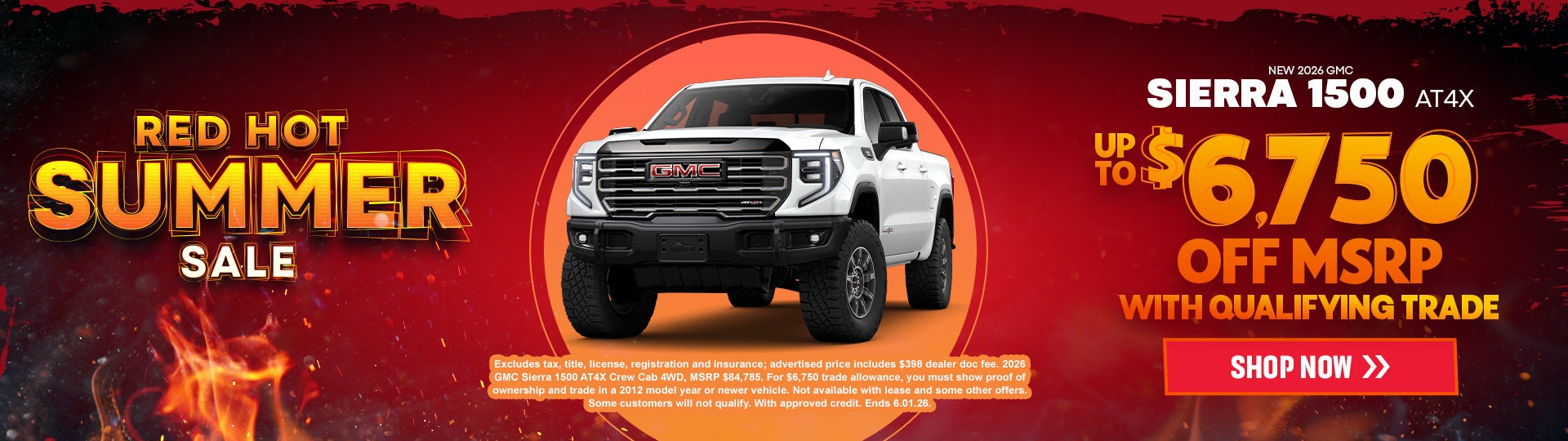 New 2026 GMC Sierra 1500 AT4X in Dover, OH