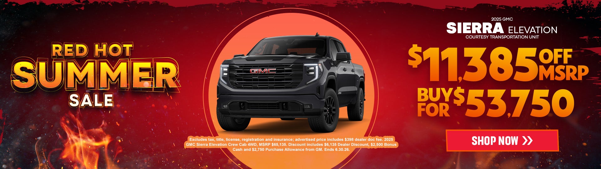 2025 GMC Sierra Elevation offers in Dover, OH