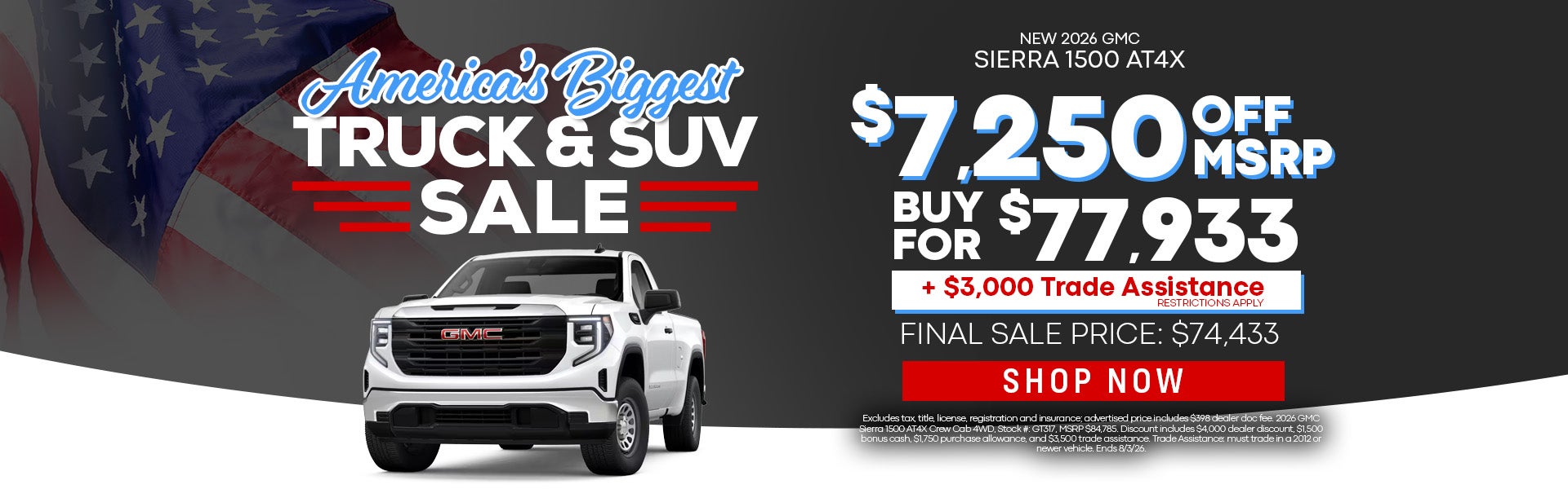 New 2026 GMC Sierra 1500 offers near Canton, OH
