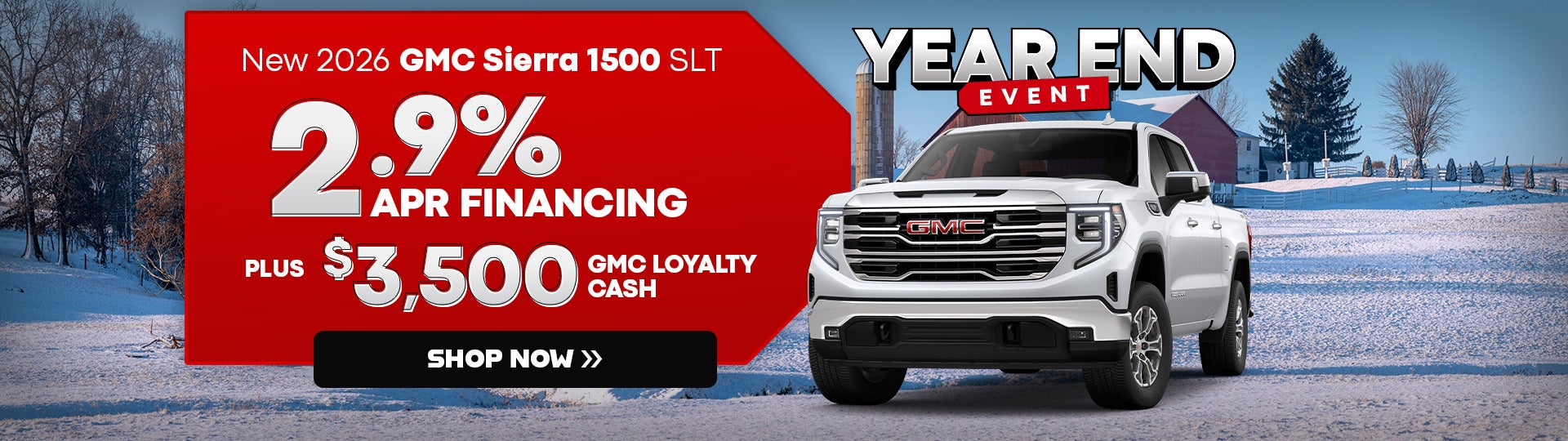 New 2026 GMC Sierra 1500 SLT Offer in Dover