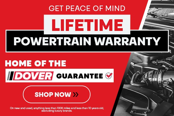 Lifetime powertrain warranty in Dover, OH