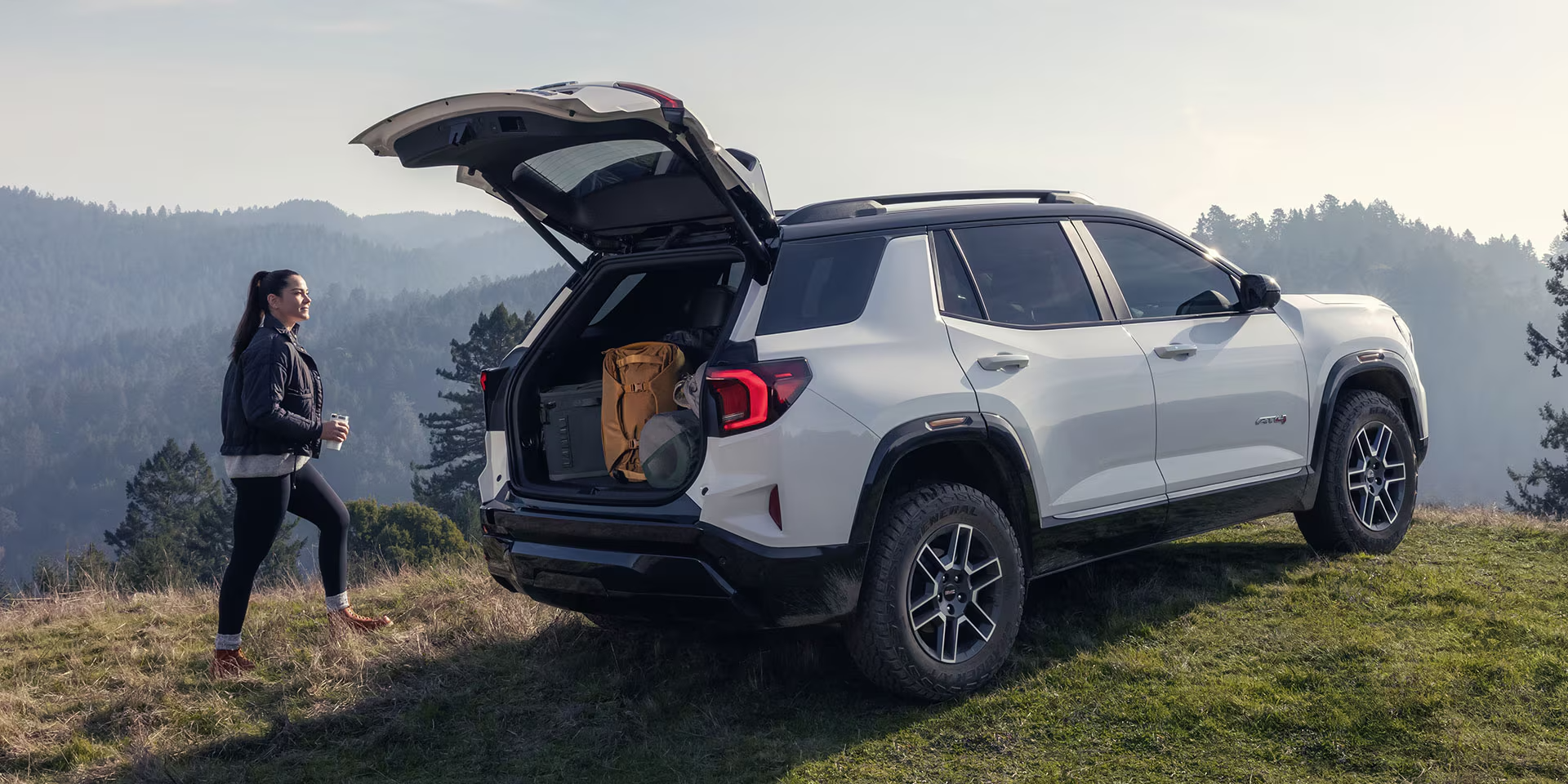 2026 GMC Terrain with open trunk in Dover