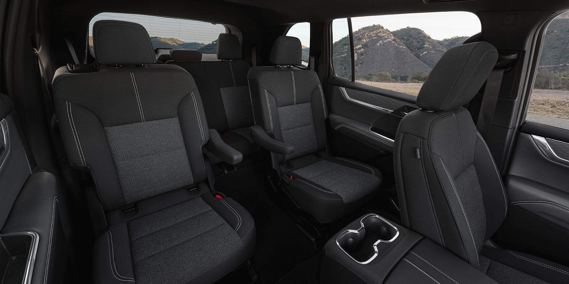 Interior of the 2026 GMC Acadia near Canton, OH