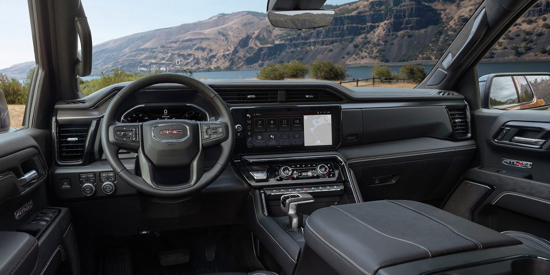 Interior of the 2026 GMC Sierra 1500 near New Philadelphia, OH